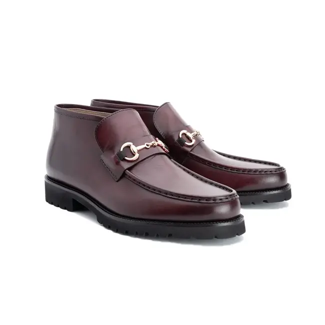 Corrente Bit Buckle Ankle boot- Burgundy 'C0302-5786'