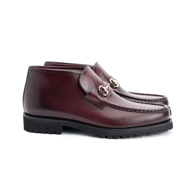 Corrente Bit Buckle Ankle boot- Burgundy 'C0302-5786'