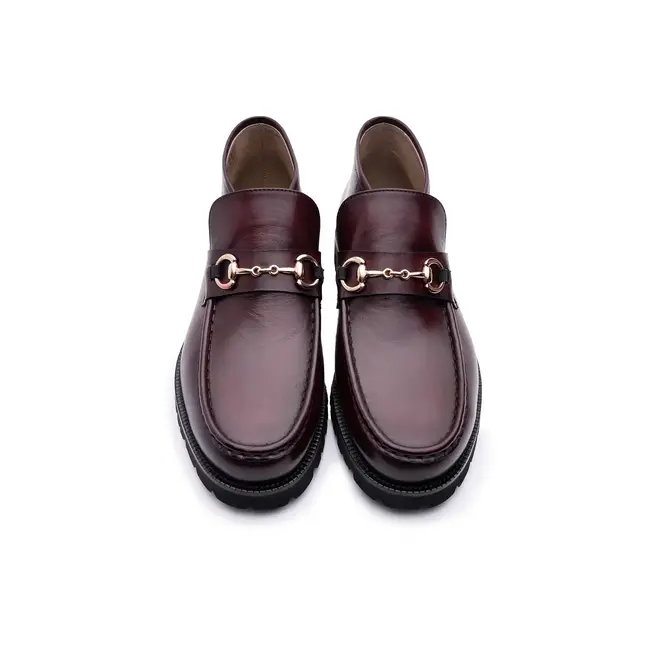Corrente Bit Buckle Ankle boot- Burgundy 'C0302-5786'