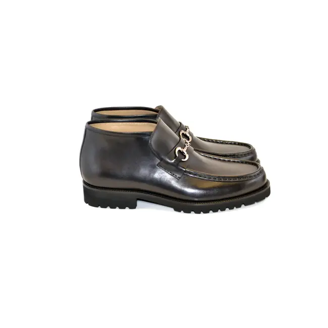 Corrente C029-5786 Bit Buckle Ankle boot- Black
