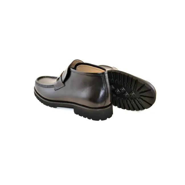 C029-5786 Bit Buckle Ankle boot- Black