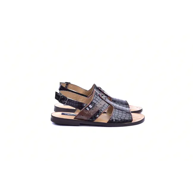 C0075-Corrente 5829S Men's Sandal- Brown