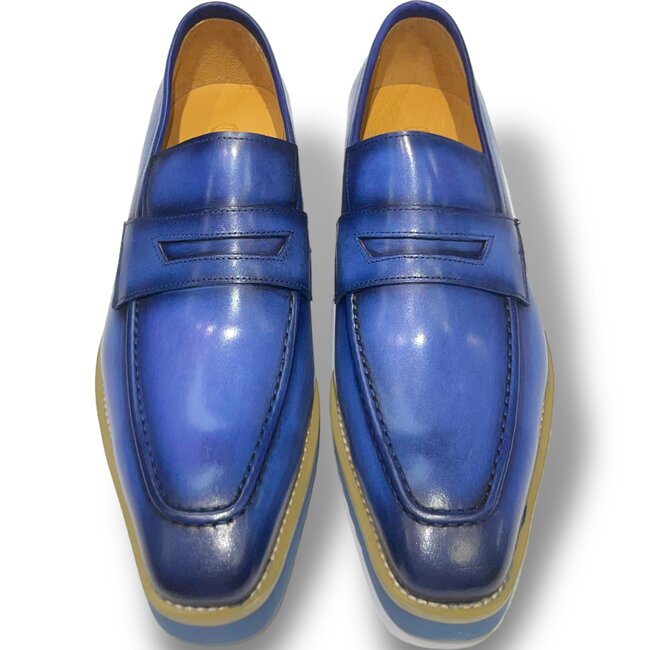 Carrucci Carrucci Penny Loafer, Lightweight Sole - KS518-03