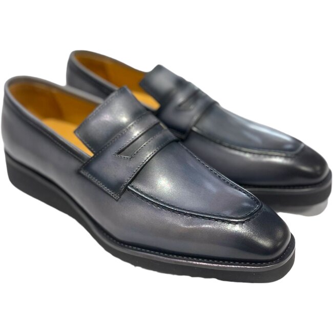 Carrucci Carrucci Penny Loafer, Lightweight Sole - KS518-03