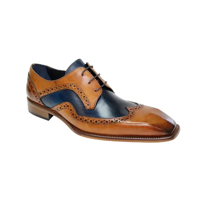 Duca Saranno Men's Shoes Calf-Skin Leather Oxfords (D1061)