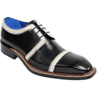 Emilio Franco Emilio Franco "Gino" Black / Bone Genuine Calfskin