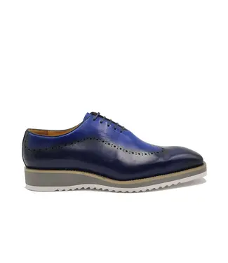 Carrucci Calfskin Rubber Soled Wholecut Oxford Shoes KS515-33T