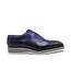 Carrucci Calfskin Rubber Soled Wholecut Oxford Shoes KS515-33T