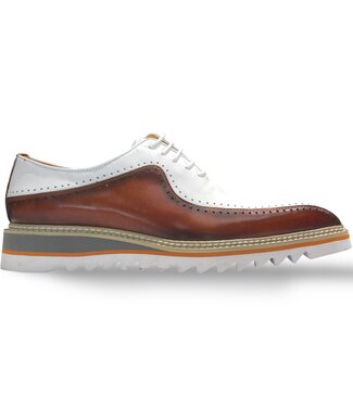 Carrucci Carrucci Bicycle, Toe Brogue Oxford two tones with lightweight sole