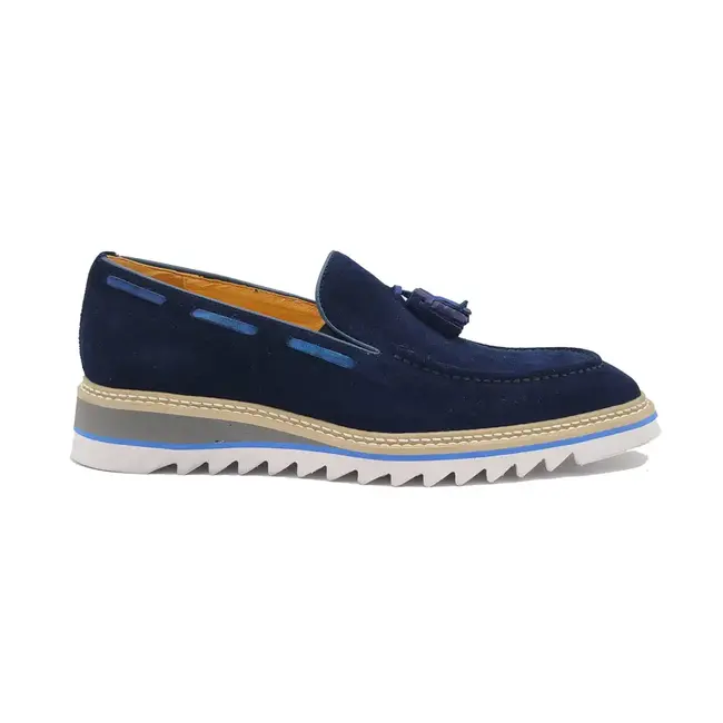 Venetian Suede Loafer  Calfskin With Tassel