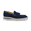 Carrucci Venetian Suede Loafer  Calfskin With Tassel