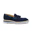 Carrucci Venetian Suede Loafer  Calfskin With Tassel