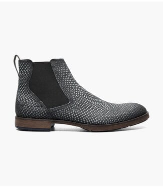 Stacy Adams Kayden Plain Toe Chelsea Boot Navy & Brown