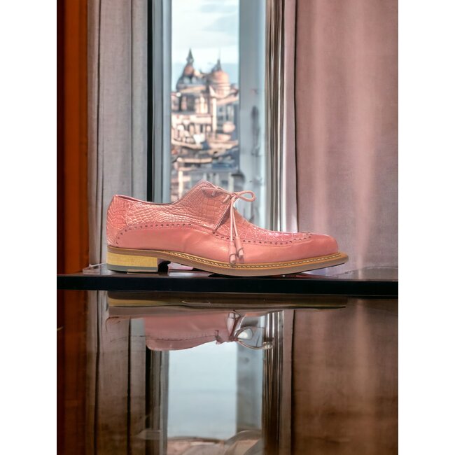 Fennix Finley Men's Shoes Calf /Alligator Exotic Oxfords (FX1013)