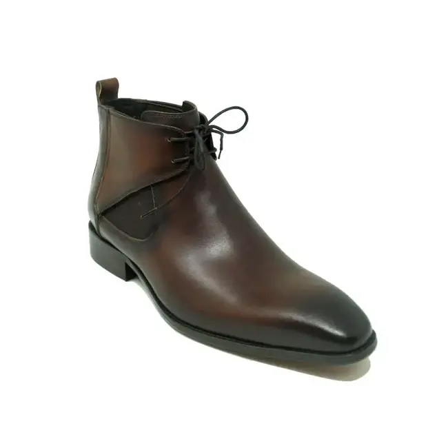 Carrucci Calfskin Lace-up Chukka  Men's Boot