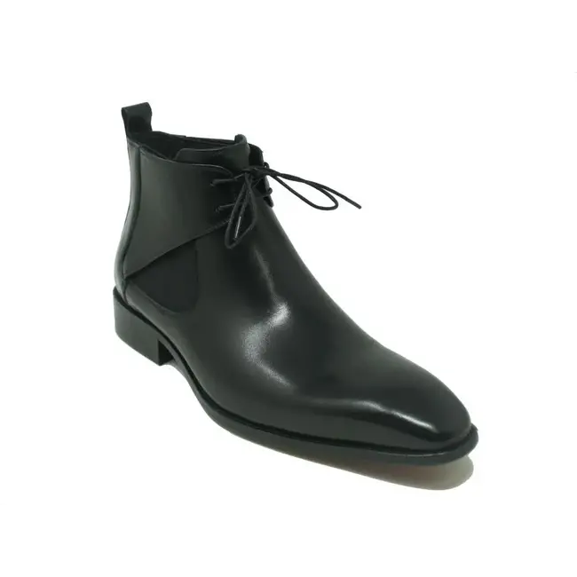 Carrucci Calfskin Lace-up Chukka  Men's Boot