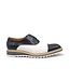 Carrucci KS552-03T Distinguished Modern Classic Spectator, Cap-toe