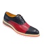 Carrucci KS552-03T Distinguished Modern Classic Spectator, Cap-toe