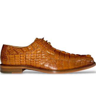 Belvedere Belvedere "Colombo" Camel Genuine Hornback Crocodile Shoes "1494"