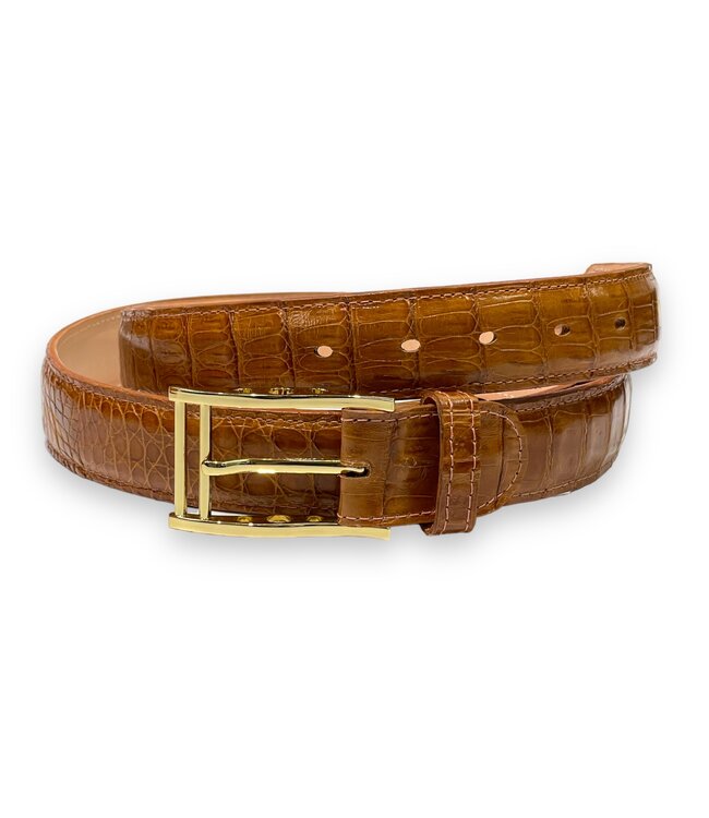Emilio Franco Genuine Hornback Crocodile Leather Belts