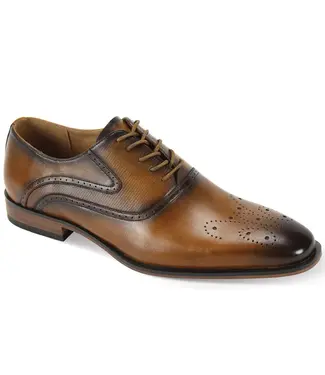 Giovanni Giorgio Venturi Men's Leather Dress Shoe - Butterfly Perforations