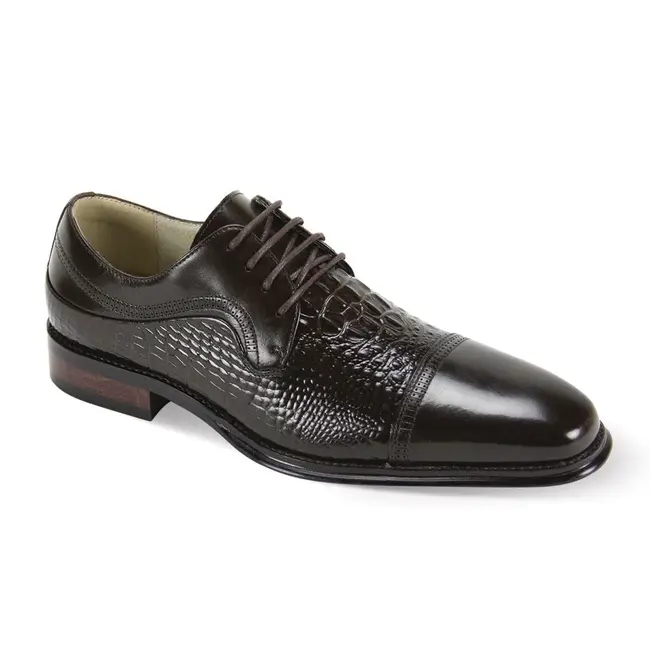 Giovanni Men's Genuine Leather Dress Shoe - Cap-Toe
