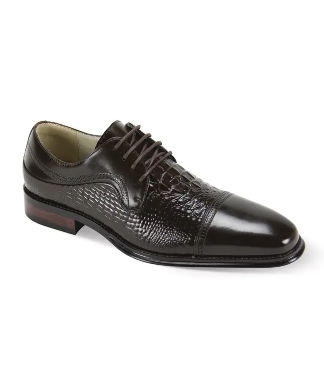 Giovanni Giovanni Men's Genuine Leather Dress Shoe - Cap-Toe