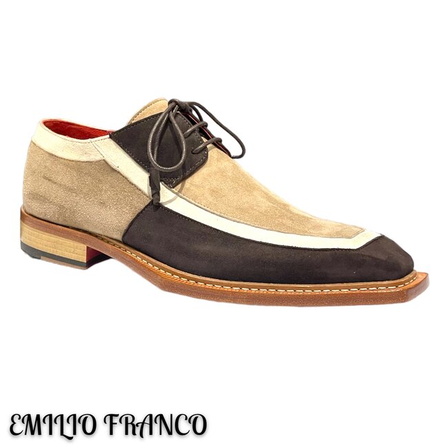 Emilio Franco Emiliano Men's Shoes Suede Oxfords (EF1163)