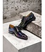 Mister Monk-Straps Black Iridescent Men's Shoes