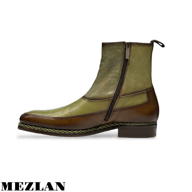 Mezlan Corso Two-Tone Contrast Boot
