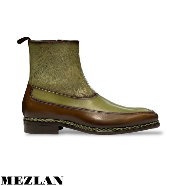Mezlan Corso Two-Tone Contrast Boot