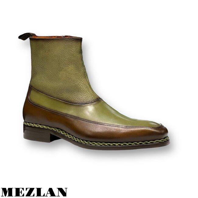 Mezlan Corso Two-Tone Contrast Boot