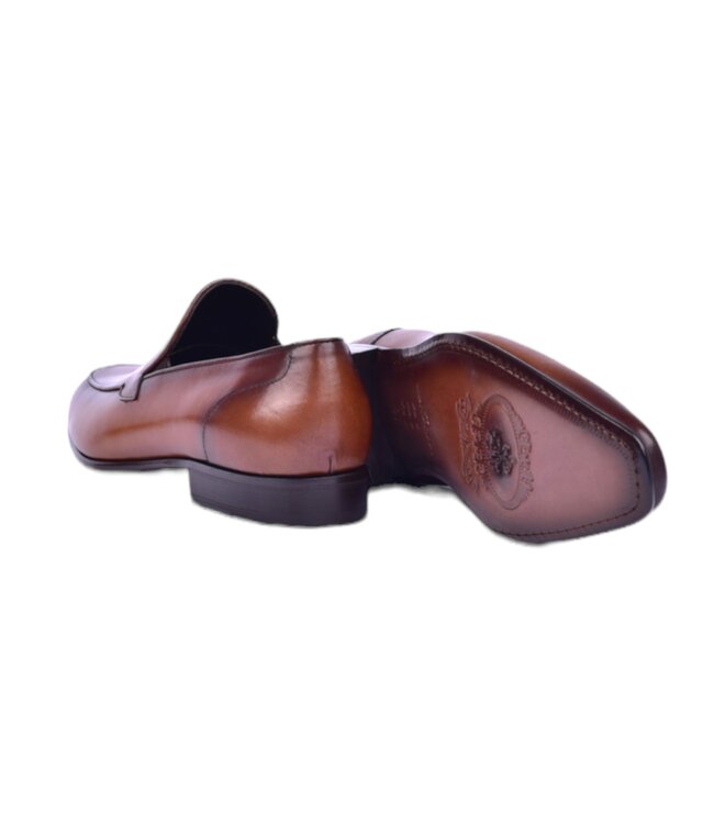 Corrente Corrente Burnished Calfskin Loafer Black "5760"