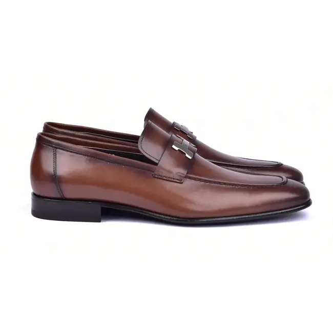 Corrente Burnished Calfskin Loafer Black "5760"