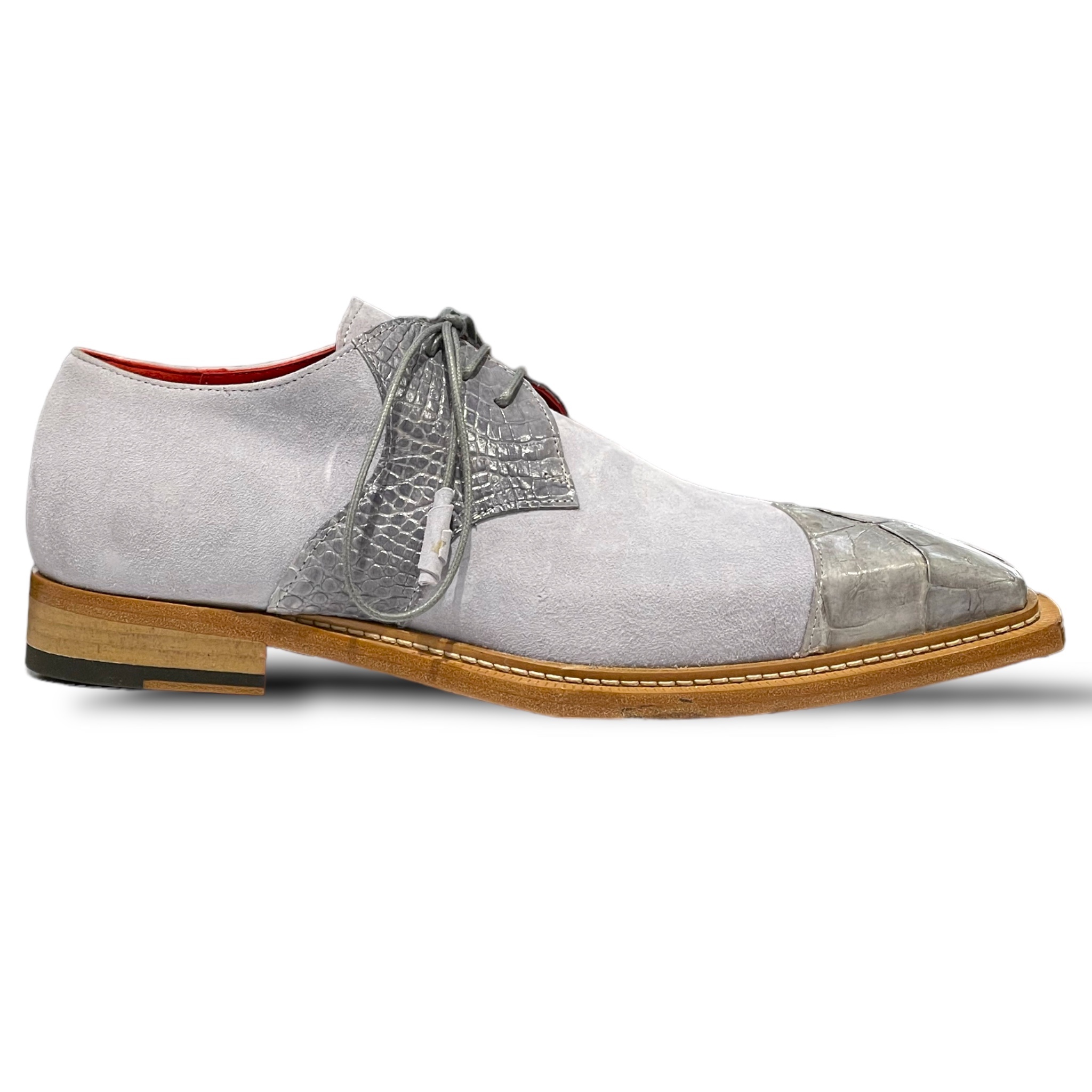 Fennix Landon Alligator & Suede Shoes Kingsmen Shoes