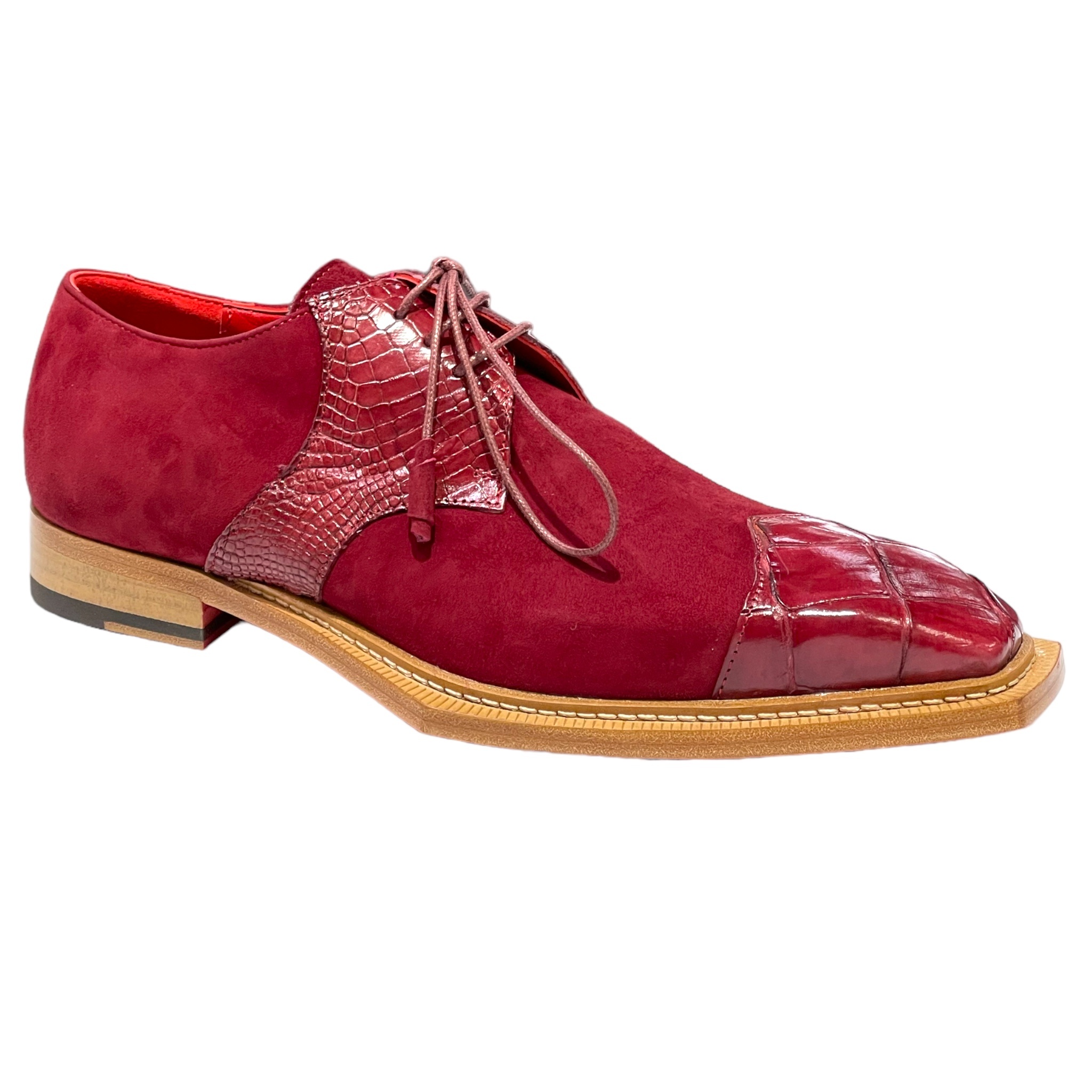 Fennix Landon Alligator & Suede Shoes Kingsmen Shoes