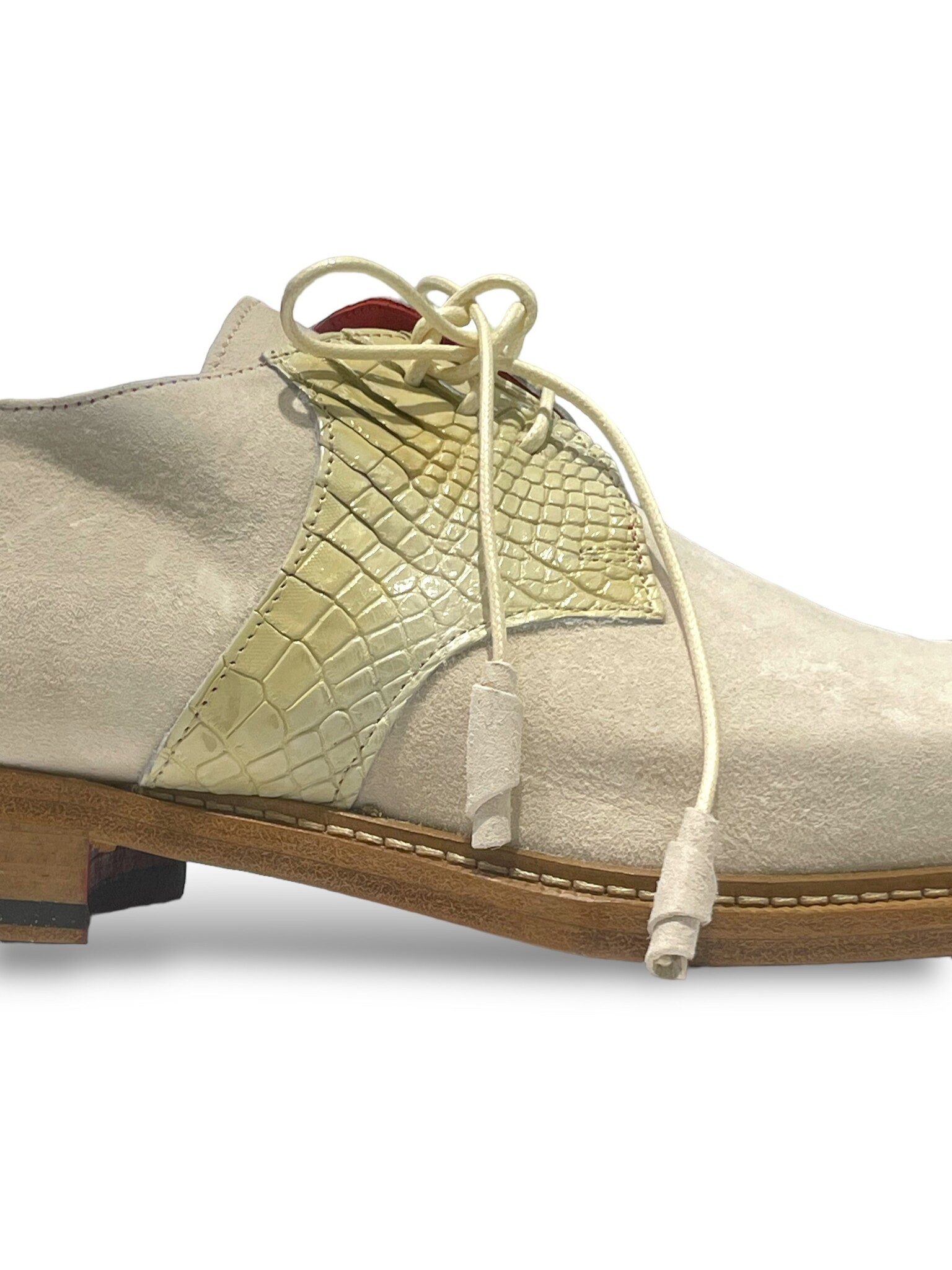 Fennix Landon Alligator & Suede Shoes Kingsmen Shoes