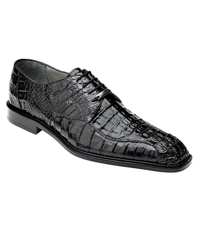 Belvedere Belvedere Genuine Alligator Shoes Chapo - Black