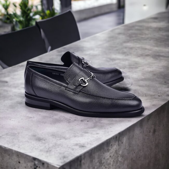 Corrente C001104-5844 Deer Skin Buckle Loafer