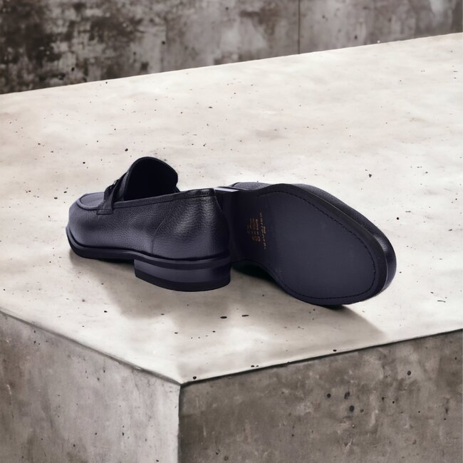 C001104-5844 Deer Skin Buckle Loafer