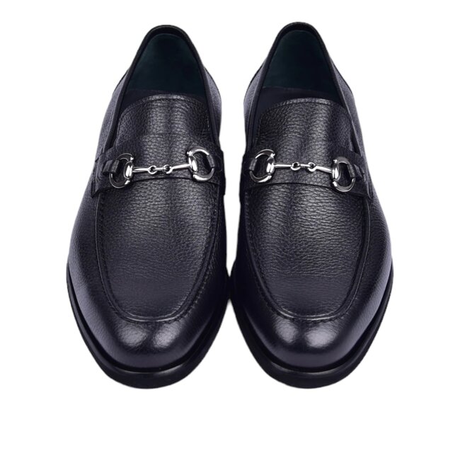 C001104-5844 Deer Skin Buckle Loafer