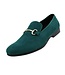 Amali Bradford - Microfiber Men's Slip-On Loafer with Gold Bit
