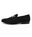 Amali Bradford - Microfiber Men's Slip-On Loafer with Gold Bit
