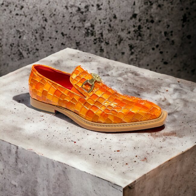 Emilio Franco Couture Narciso Shoes Multi Orange