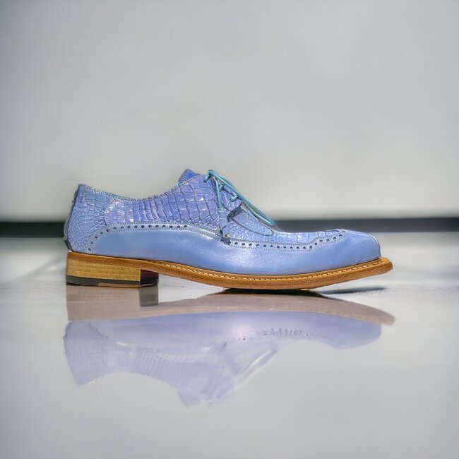 Fennix Finley Men's Shoes Calf /Alligator Exotic Oxfords (FX1013)