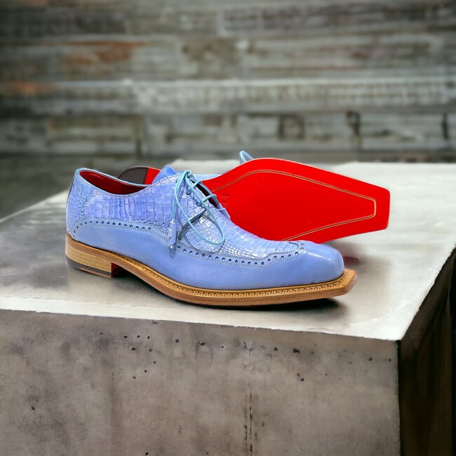 Fennix Finley Men's Shoes Calf /Alligator Exotic Oxfords (FX1013)