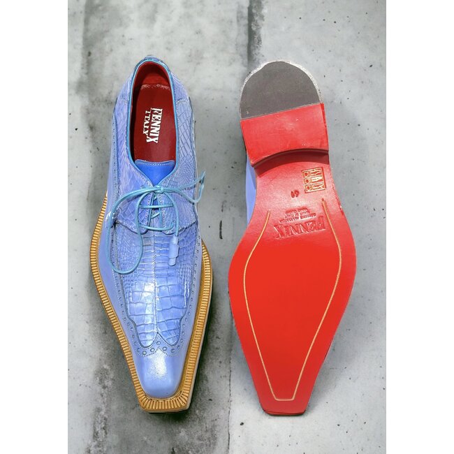 Fennix Finley Men's Shoes Calf /Alligator Exotic Oxfords (FX1013)