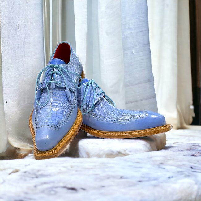 Fennix Finley Men's Shoes Calf /Alligator Exotic Oxfords (FX1013)