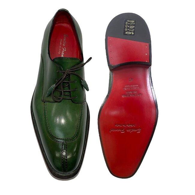 Emilio Franco Girolamo Men's Shoes Green Oxfords (EF1210)