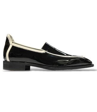 Duca Duca by Matiste Fano Shoes Patent Leather Black/White